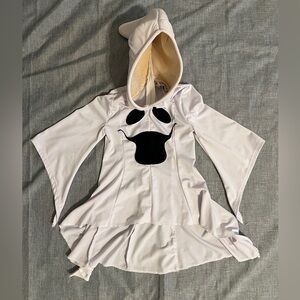 Hooded Ghost Dress Halloween Costume White 4T